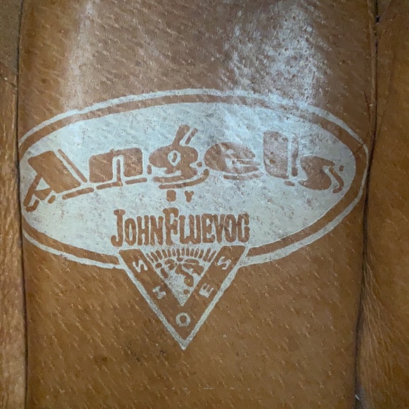 RARE John Fluevog Nature Angels Slip On Suede Leather (Fluevog 6) Women's 7.5 - Picture 10 of 15